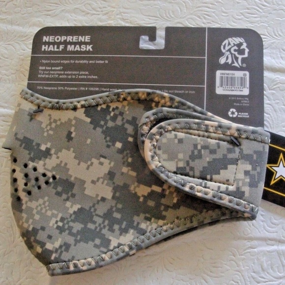 US ARMY Digital Camouflage Cameo  Half Mask Face Cover Camo Military New - Picture 1 of 6